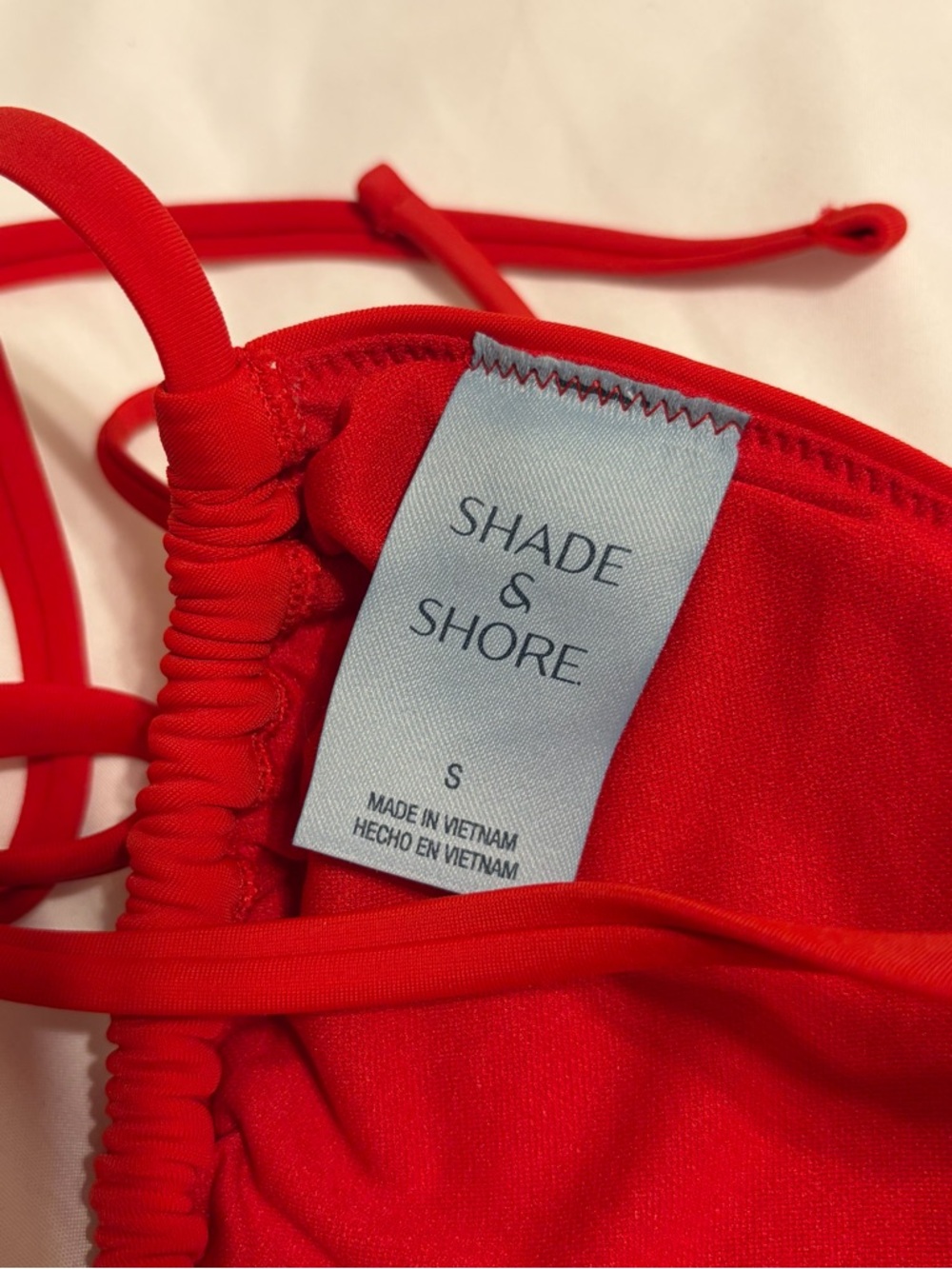 Target Red Triangle String Bikini Set - Picture 3 of 4